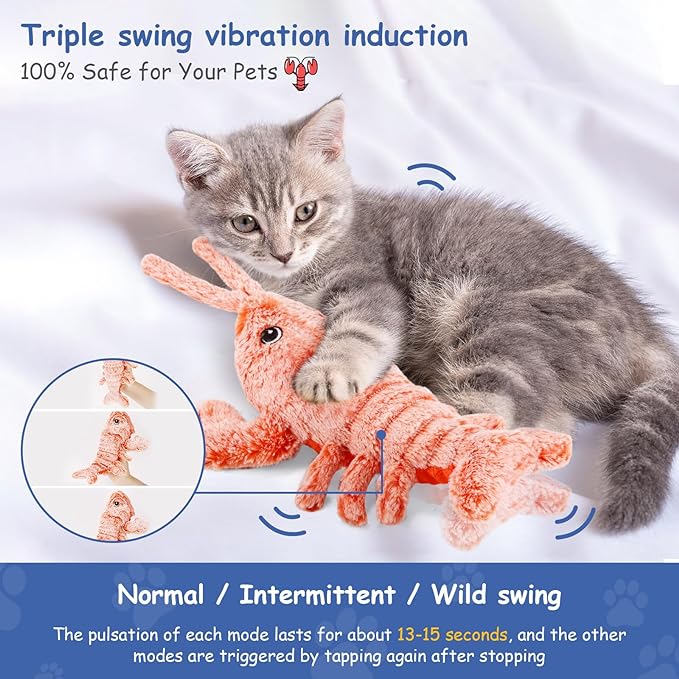 Jumping Shrimp Cat Toy